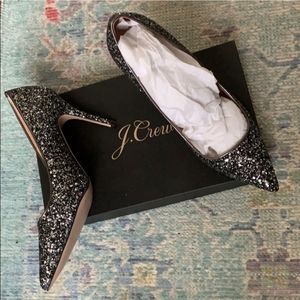 J.Crew Elsie Pumps Glitter